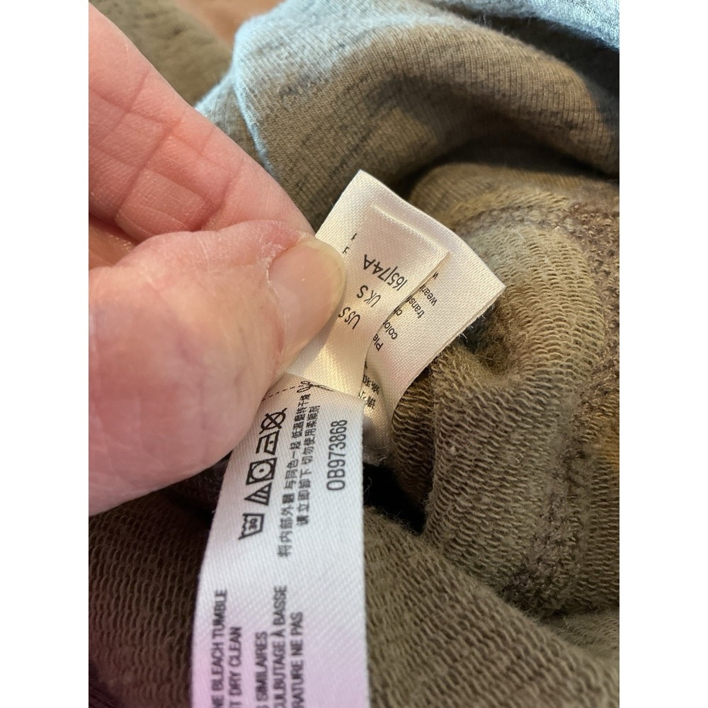FP Movement FREE PEOPLE Hybrid Exposed Seam Detail Leggings SMALL Gray/Green - Picture 7 of 8